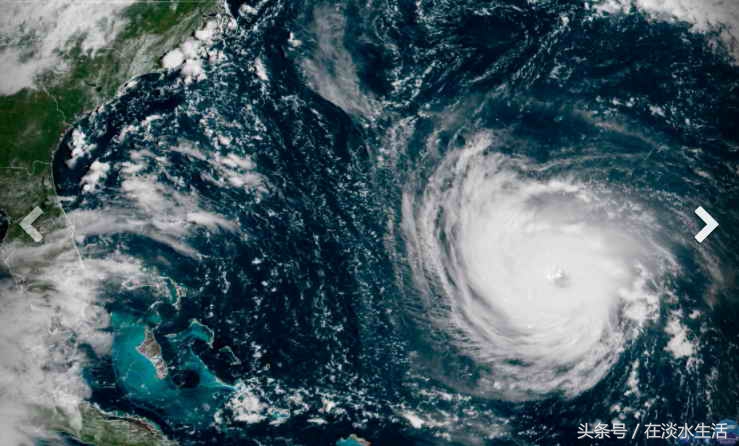 怪兽飓风继续增强,北卡州长:这是历史性风暴,一生一遇的风暴