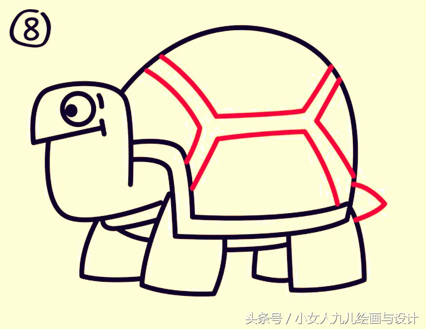 每日一画简笔画儿童小视频教程,每日一画简笔画长颈鹿