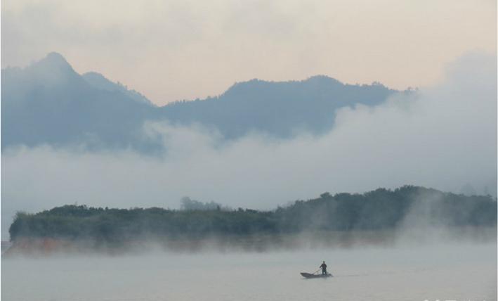 太平湖云居湖景,太平湖如一幅水墨