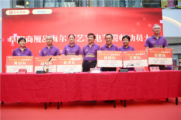 阜阳商厦·海尔创艺家电节誓师动员大会圆满成功