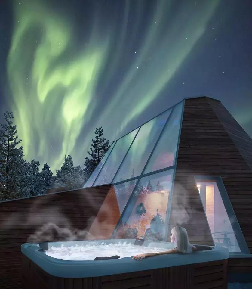 小木屋，玻璃顶，火山温泉，住这些酒店，get最cool极光姿势