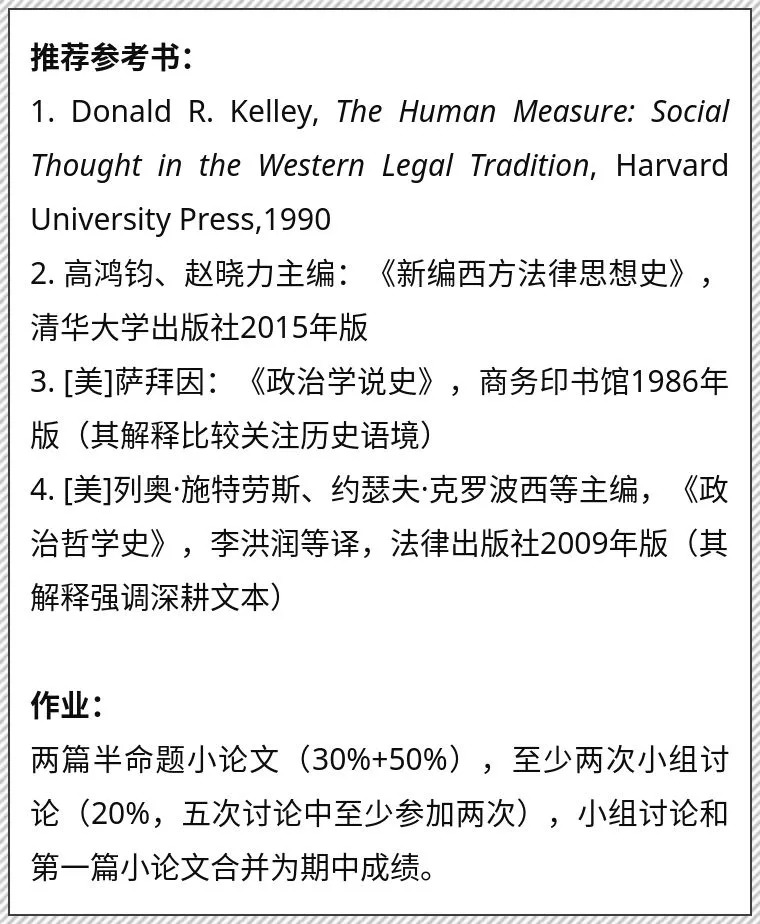 西方法律思想史怎么学,西方法律学简史