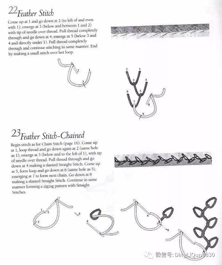 字母刺绣教程针法,字母刺绣针法图解