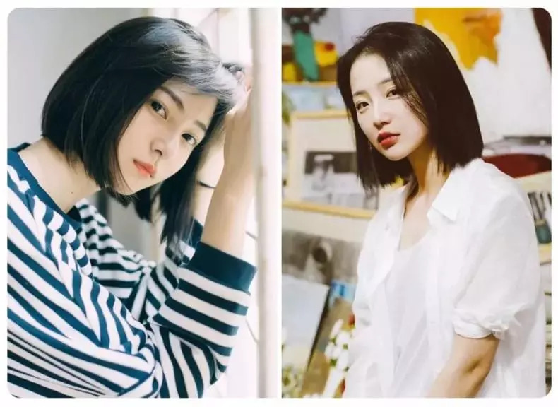 最火刘海女生显脸小适合大饼脸,一分钟就能搞定的发型显脸小