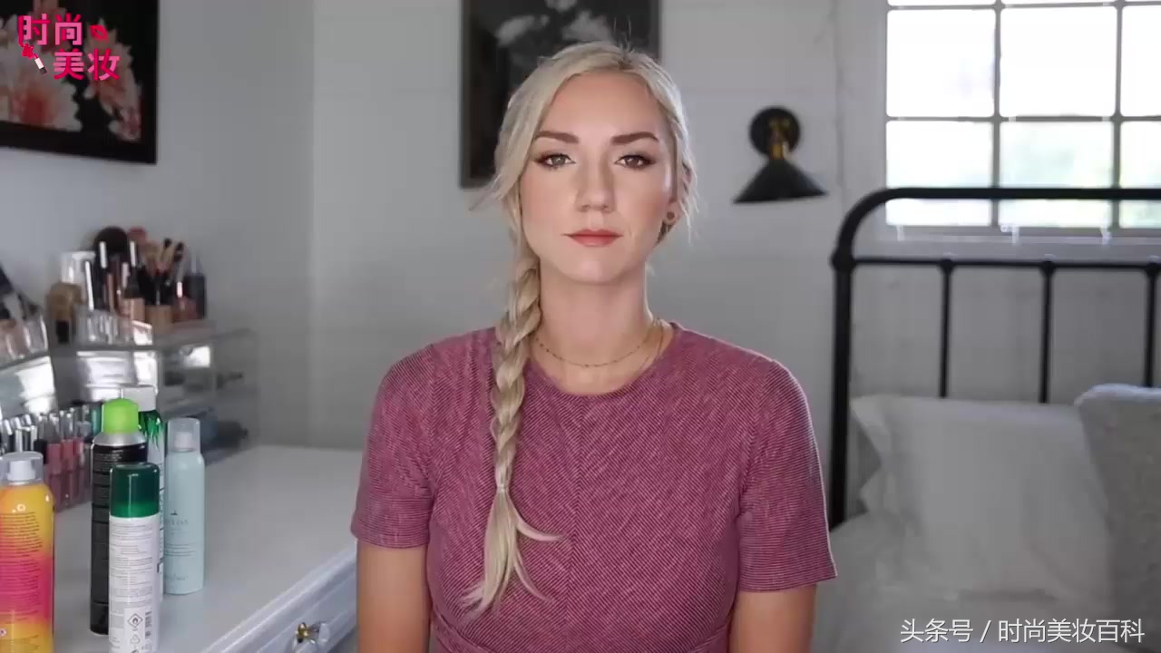 法式刘海麻花辫怎么扎好看,盘发教程之复古法式麻花辫