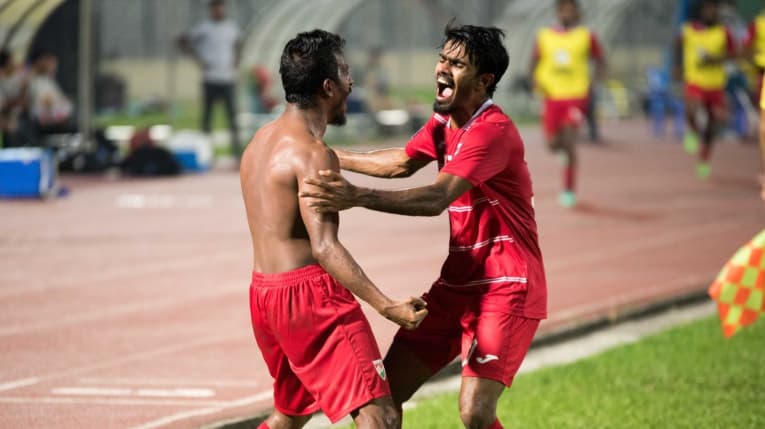 中国和马尔代夫足球最新比赛,中国足球5比0大胜马尔代夫