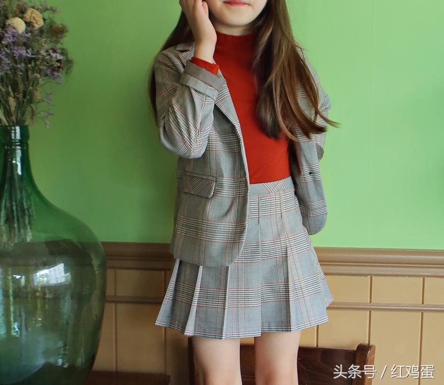 韩国冬款女童套装,韩国女童6-12岁套装潮流