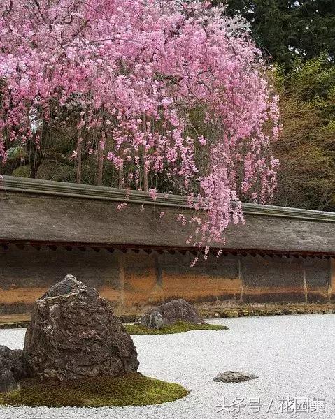 枯山水的造园手法,枯山水画法