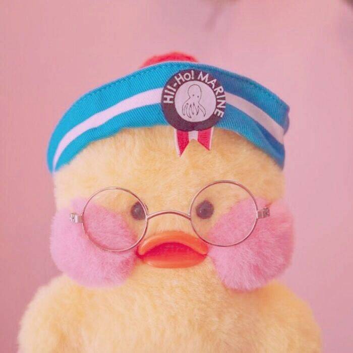 「玻尿酸鸭头像」呆萌小黄鸭头像