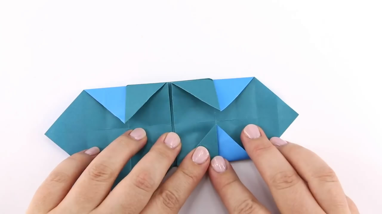 diy折纸教学视频,最简单的折纸法做小船