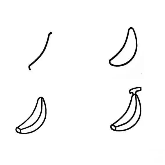 手账本简笔画可爱教程新手,6-12岁儿童绘画简笔画水果