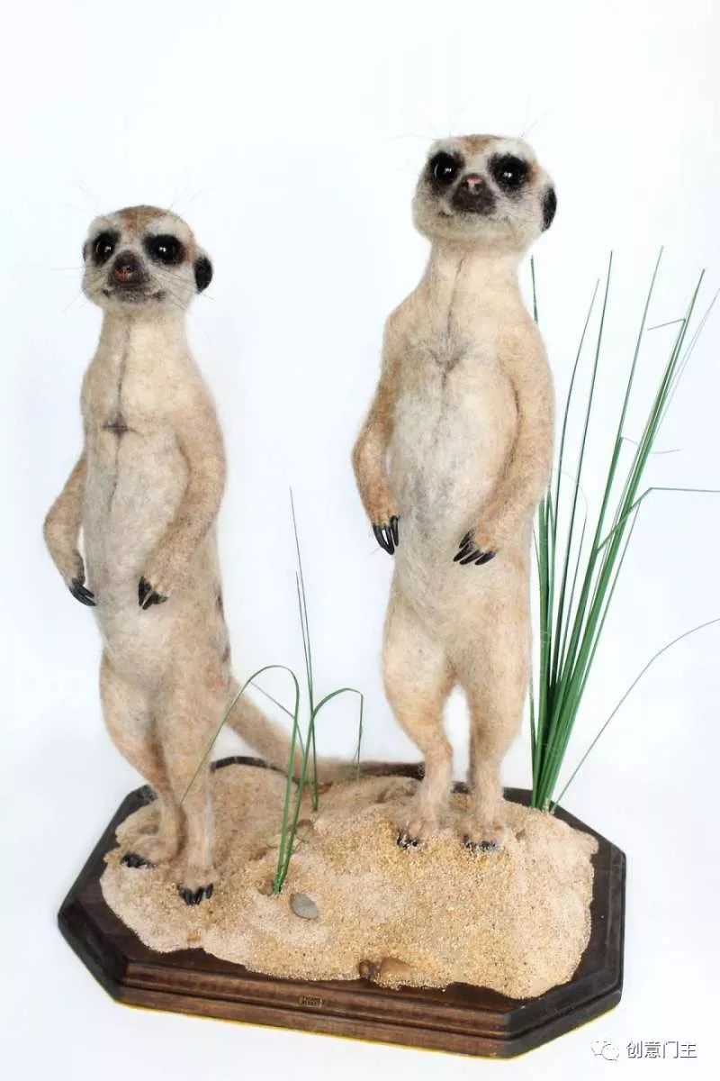 第一眼竟然以为它会动！26个好像有灵魂附体的拟真羊毛毡