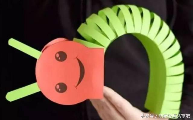 用彩色纸条制作手工卡纸,超简单卡纸手工特别好看