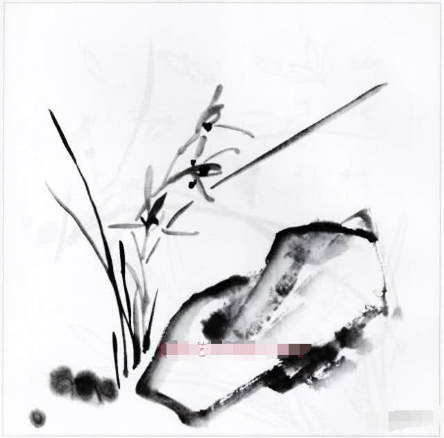 国画兰花的花头的画法,国画兰花画法小视频