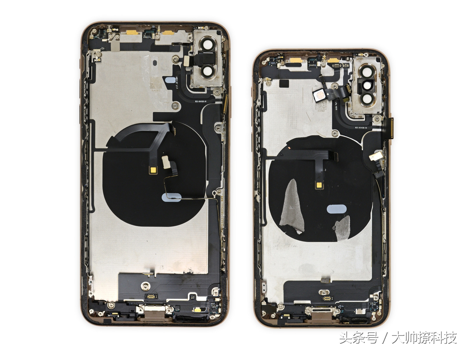 iphonexsiphonexsmax有什么区别,iphonexs和xsmax拆机对比