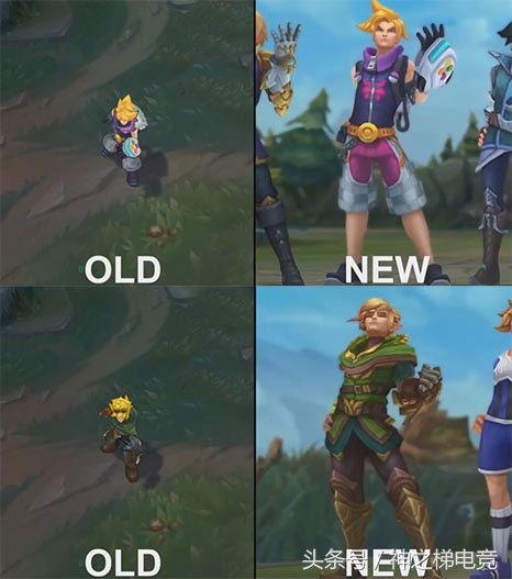 天天趣闻:EZ新老模型大对比W技能重做特效更新