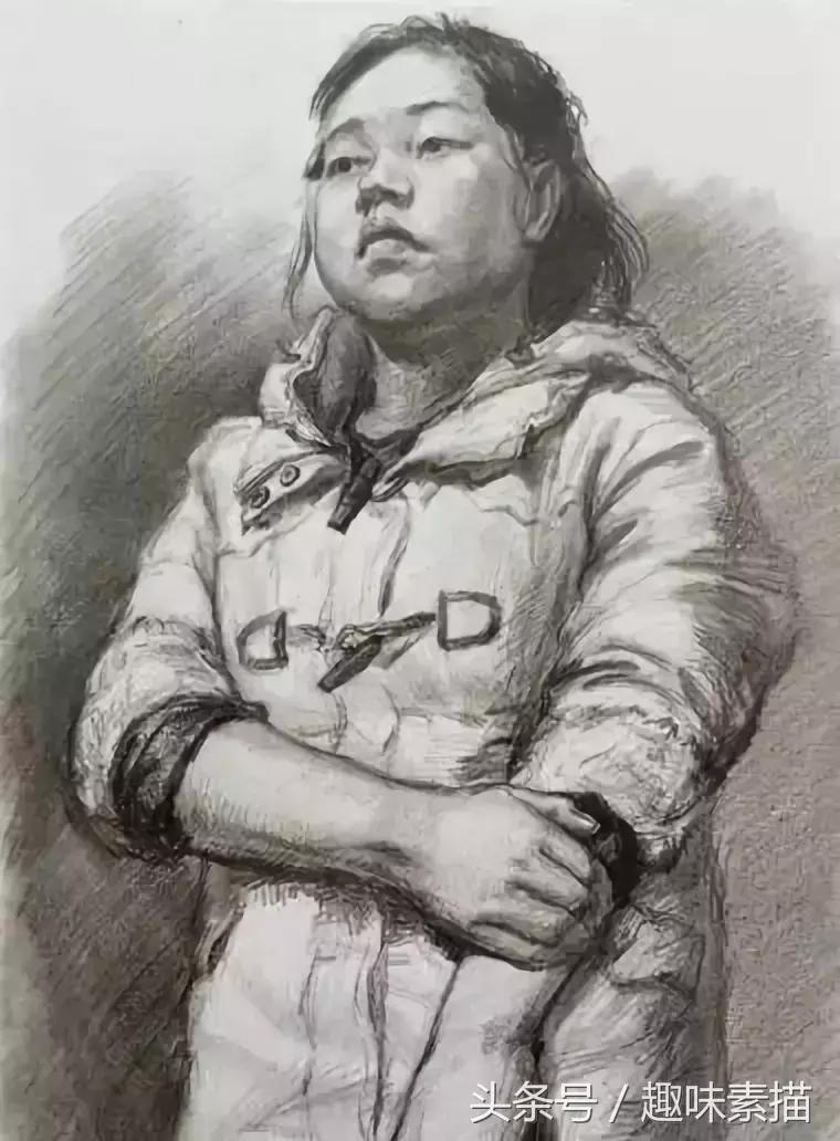 清华美院素描高分卷赏评,清华美院临摹千里江山图