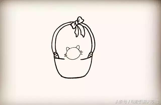 可爱萌萌哒小猫咪简笔画,怎么画可爱呆萌的小猫咪的简笔画