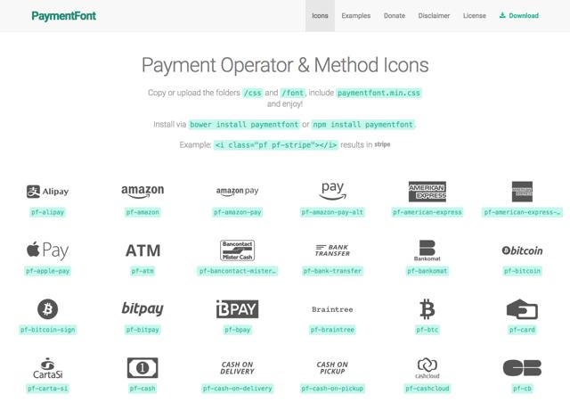 推荐收藏，免费支付图标集收录116个常用付款方式向量图设计必备