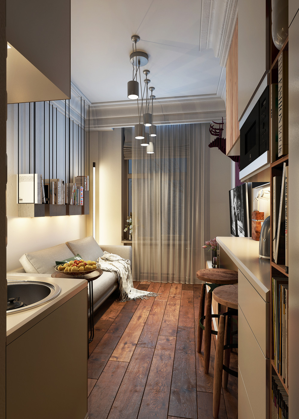 一室一厅单身公寓装修清新,清远市清新区单身公寓出售