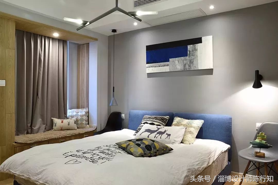 卧室软装窗帘搭配效果图,软装搭配卧室窗帘