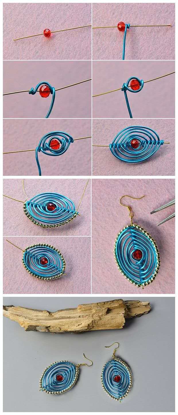 绕线古风首饰diy入门教程,纯手工绕线制作首饰教程