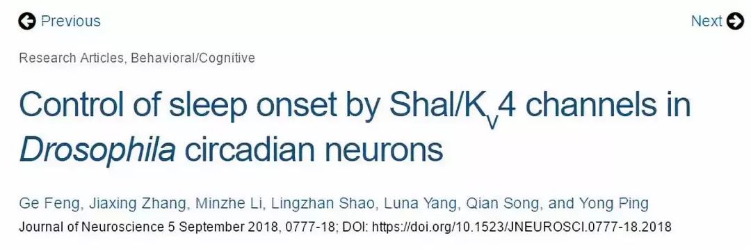 上海交通大学揭示入睡困难新机制