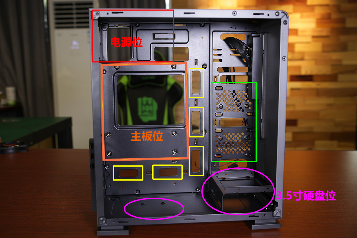不能背走线的机箱怎么理线,台式机机箱如何理线