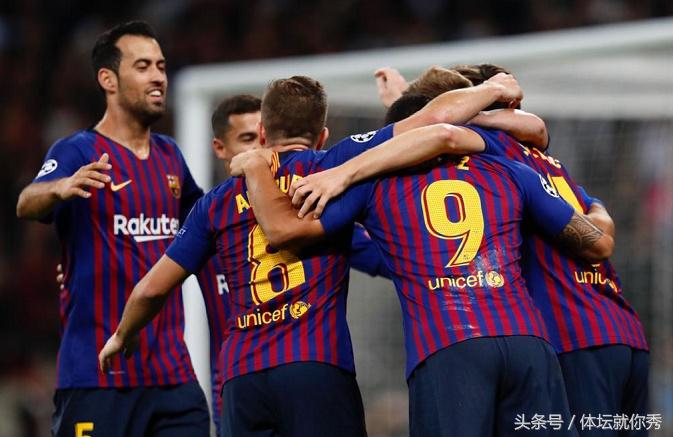 梅西绝杀热刺视频集锦,18-19欧冠巴萨vs热刺梅西庆祝