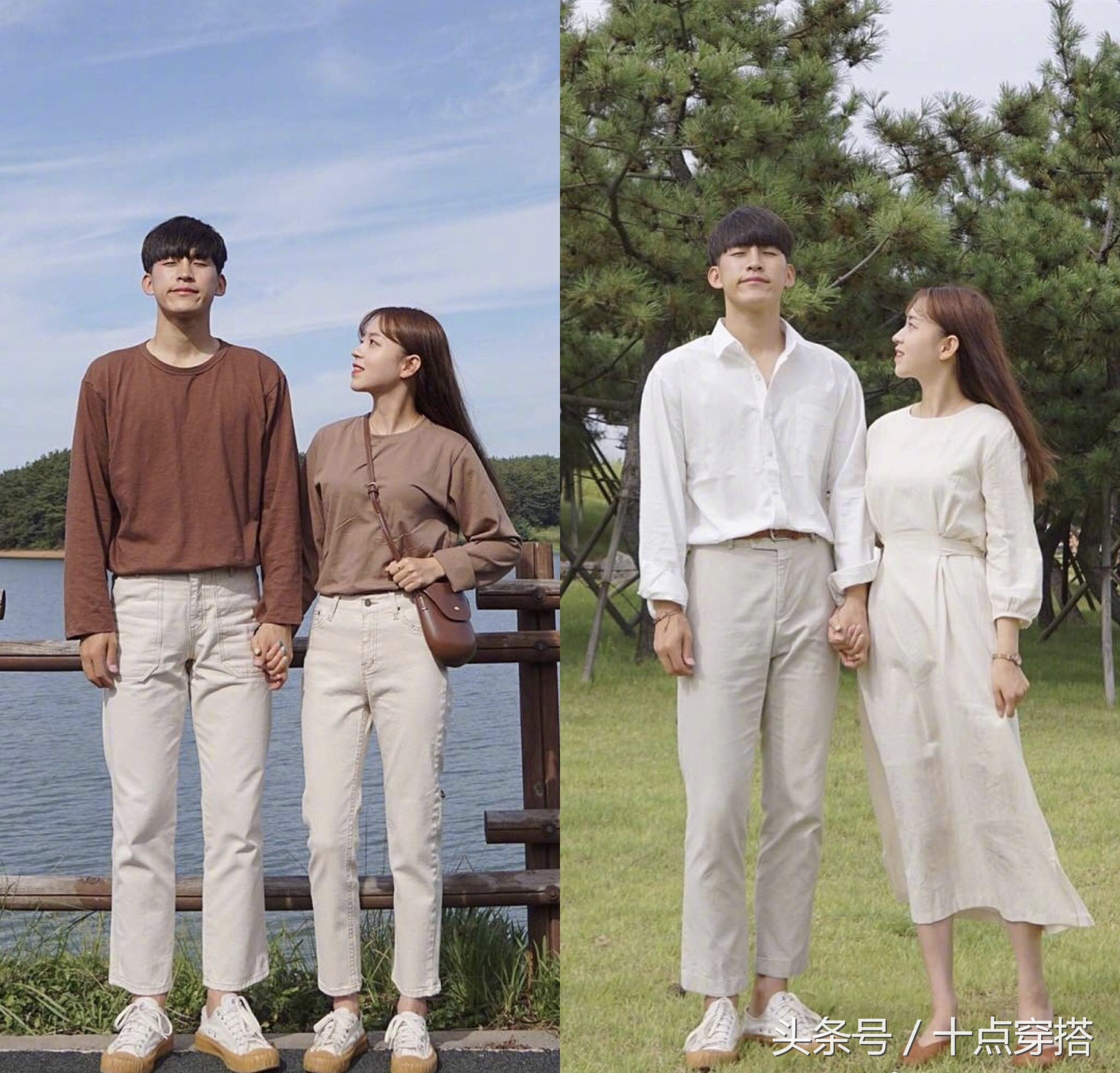 现在最潮流的秋季情侣装,情侣装不一样的风格