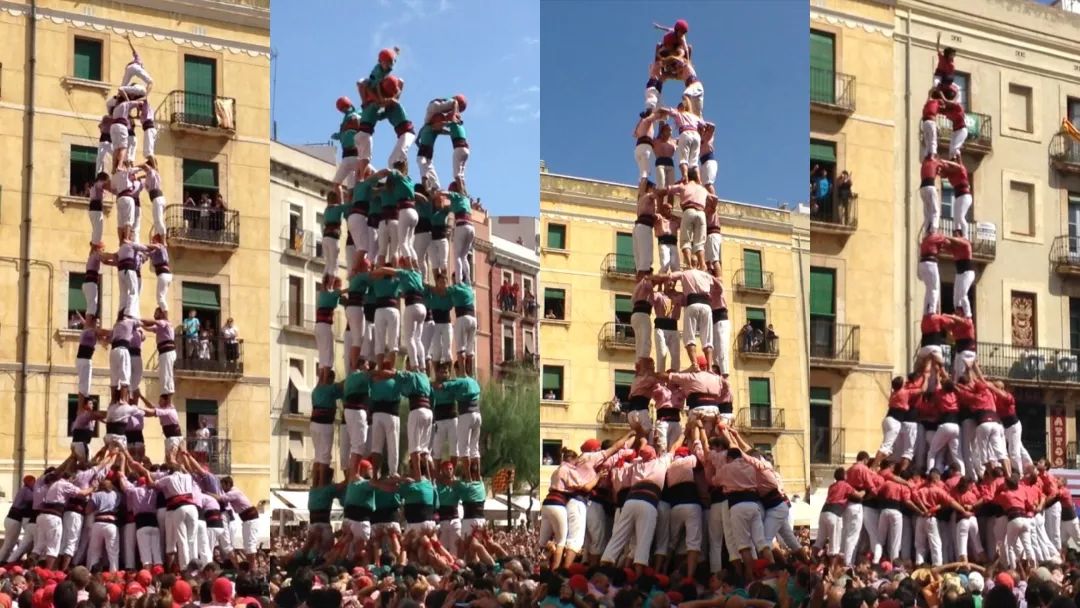 西班牙叠人塔全过程,西班牙叠人塔事故