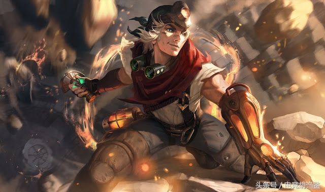 伊泽瑞尔全皮肤海报,典藏版伊泽瑞尔