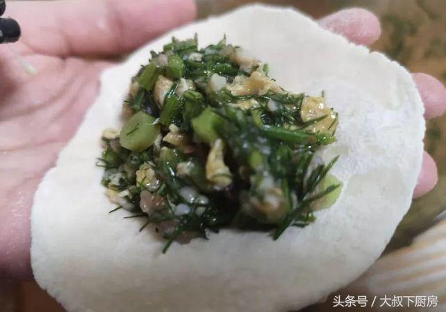 大叔包馅饼,鲜肉茴香馅饺子薄皮大馅真香