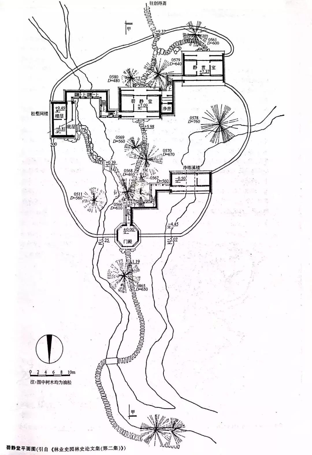 南北方园林设计图,苏式园林平面图