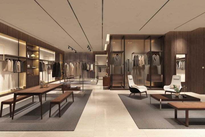 商场高端服装店设计,有设计感的服装店店铺