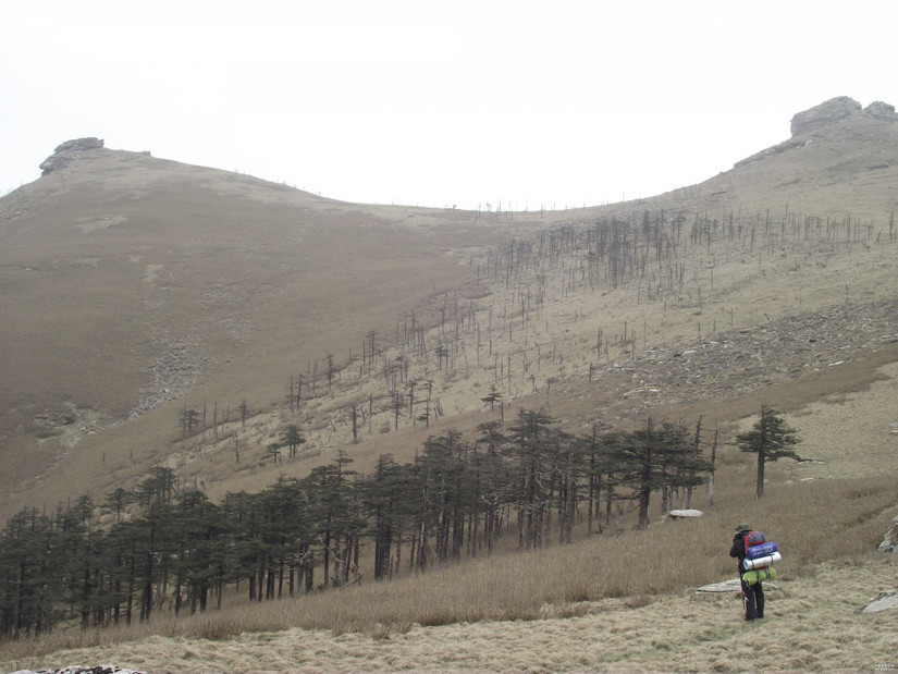 爬鹿角梁路线,鹿角梁路线图