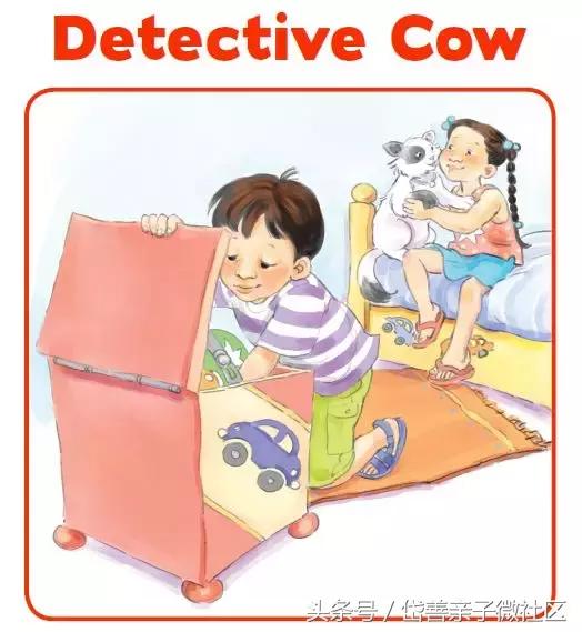 英文侦探绘本图片,屁屁侦探英文绘本故事