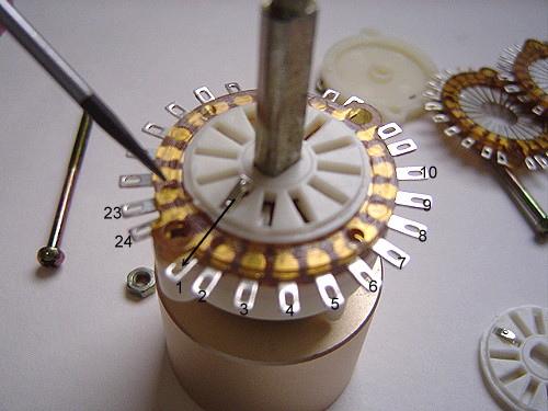 波段开关改装电位器教程视频讲解,步进电位器拆解