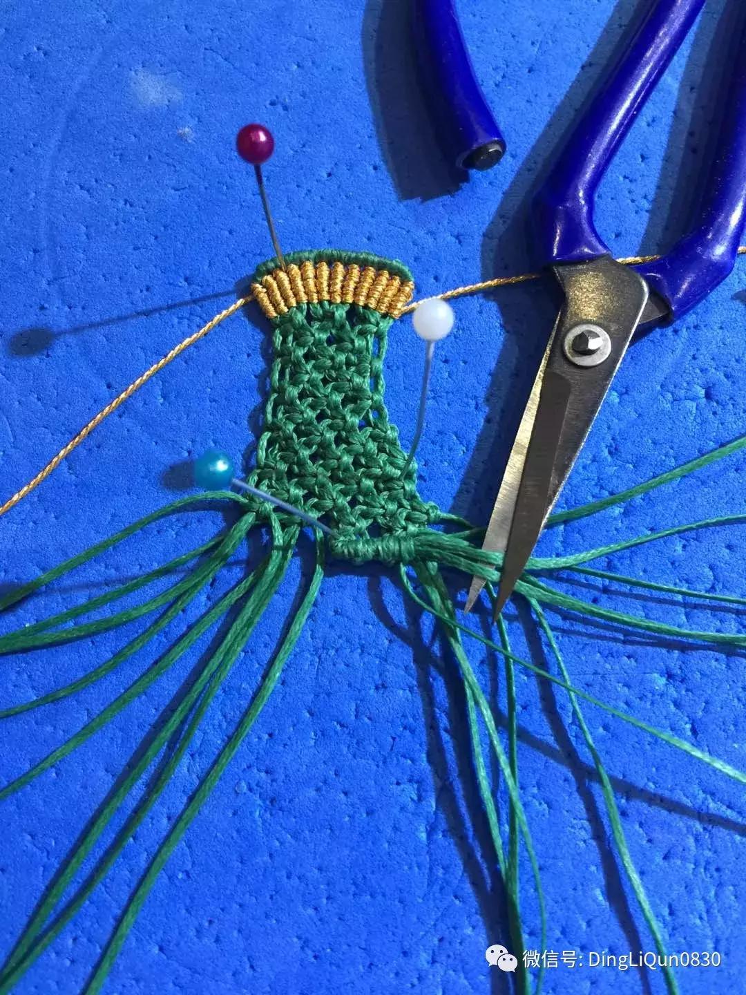 编绳教程铃铛,编绳教程防烫