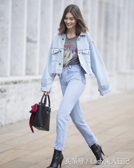 牛仔外套怎么穿出青春感,牛仔外套怎么穿才刚刚好
