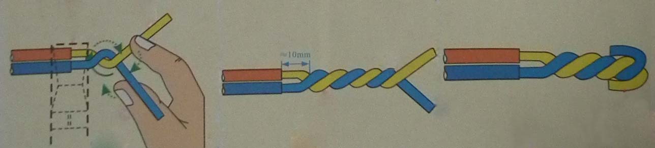 接线胶带缠绕方法,专业电工接线视频教程