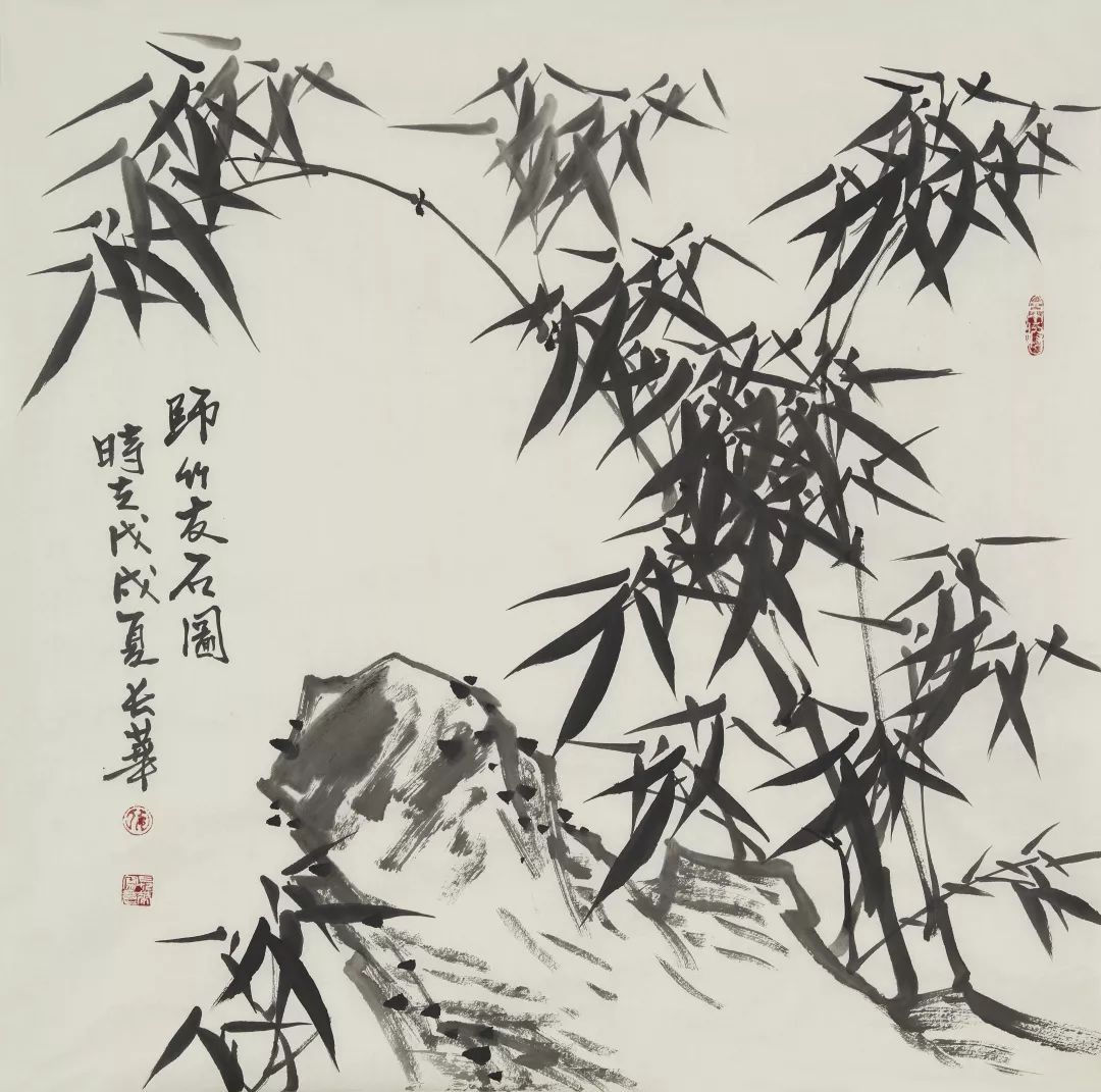 艺术长安：竹之韵一一仇长华墨竹网展