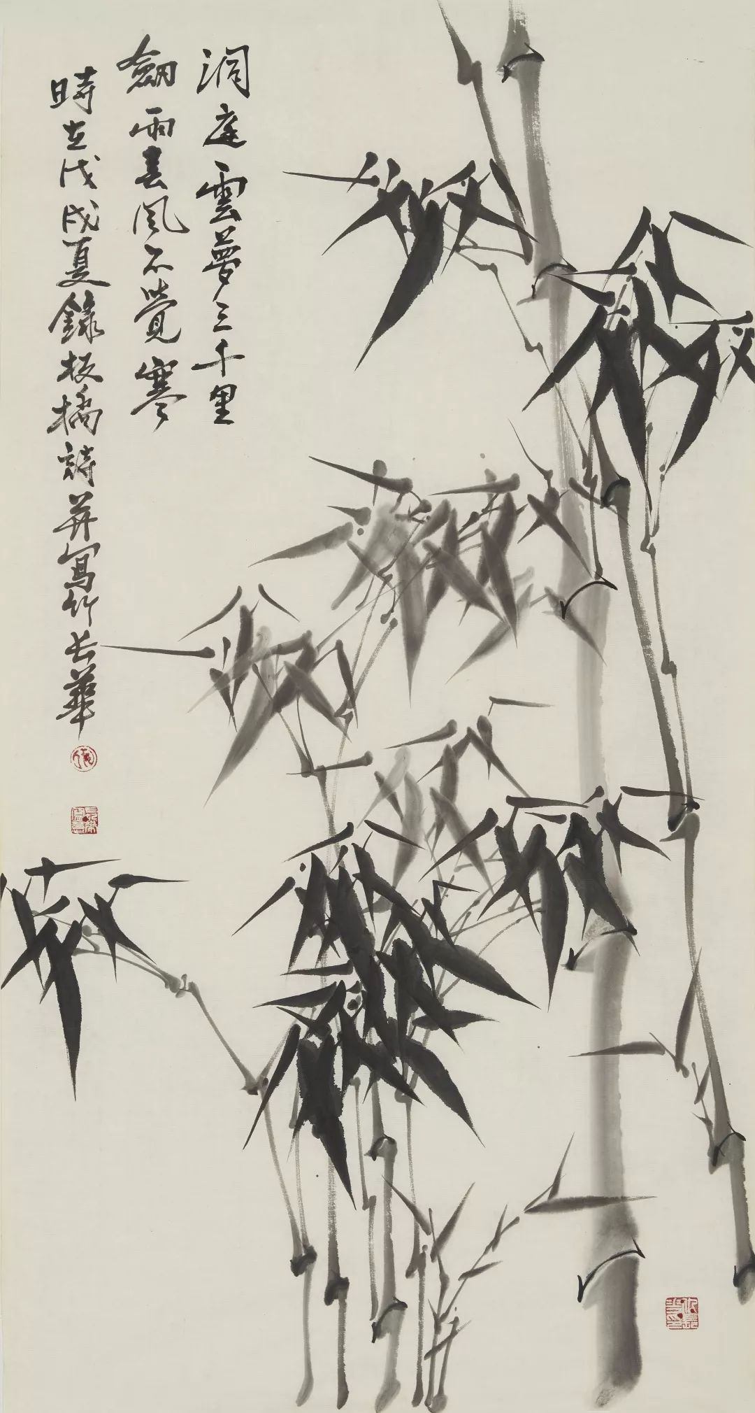 艺术长安：竹之韵一一仇长华墨竹网展