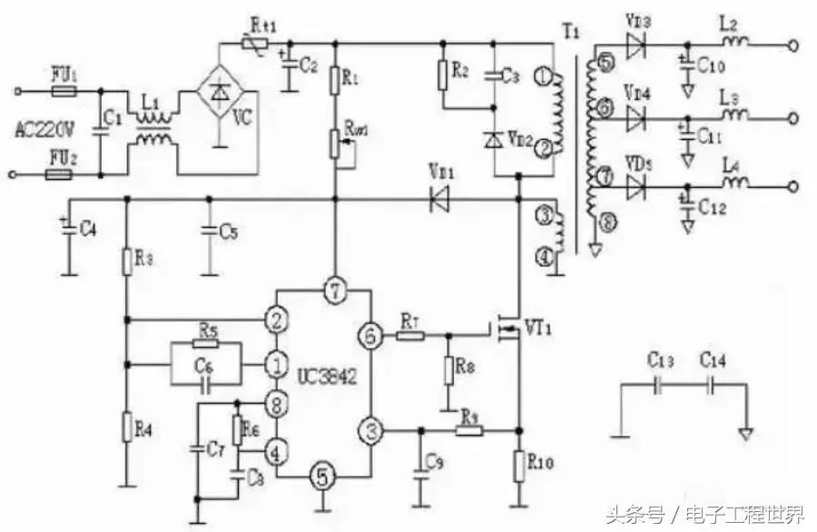 电子知识100个基本电路图讲解,电子电路识图从入门到精通pdf