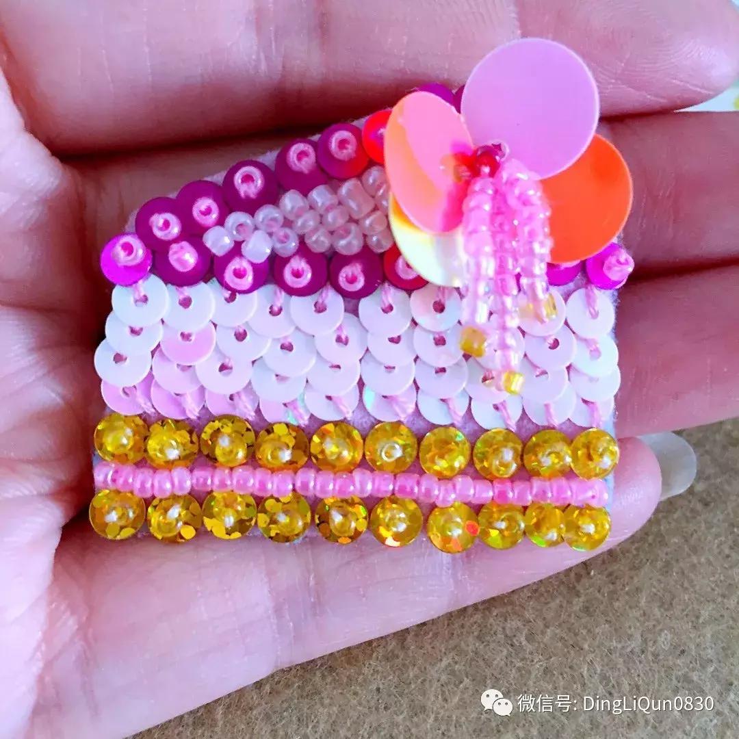 串珠刺绣教程图解,串珠刺绣手工