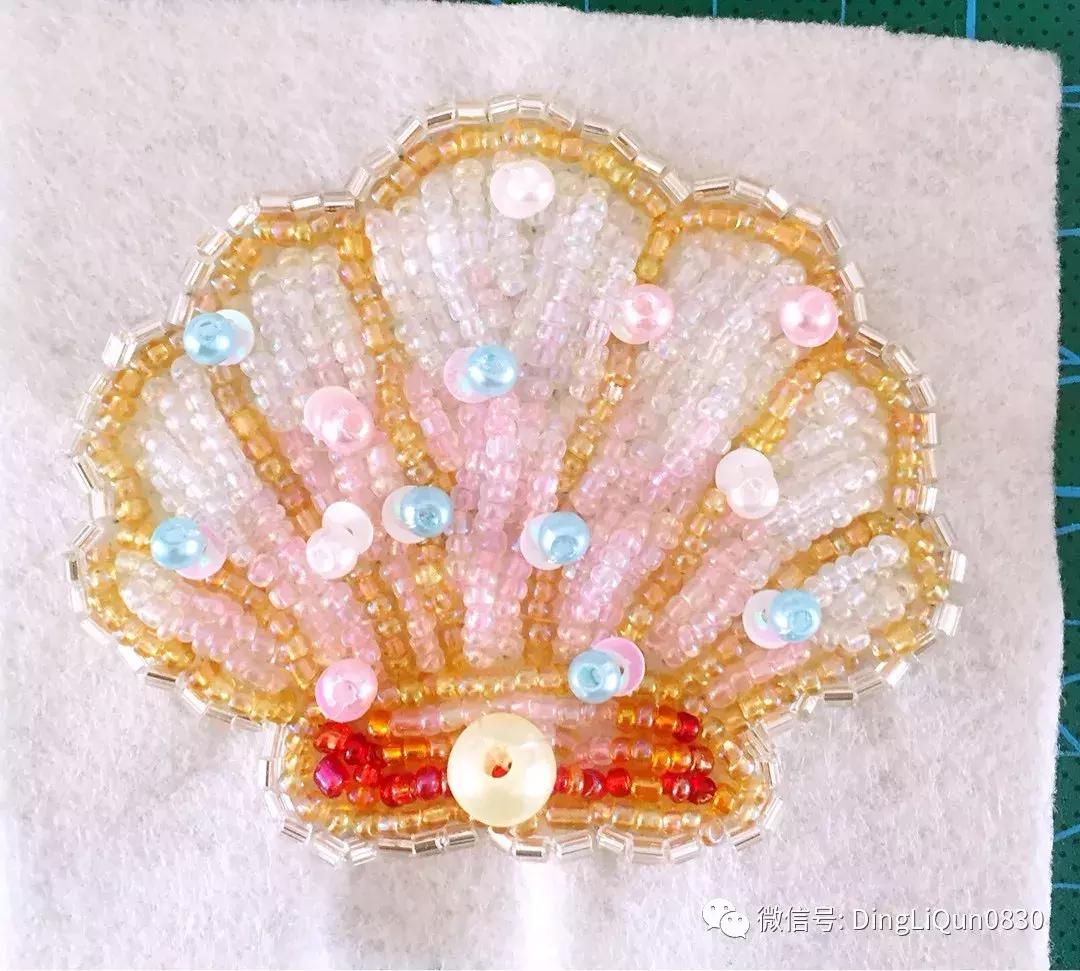 串珠刺绣教程图解,串珠刺绣手工