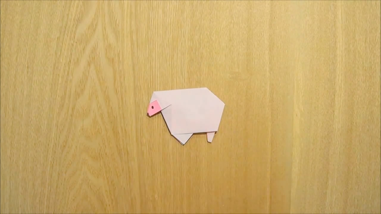 折纸小羊最简单的方法,小羊折纸简单教程