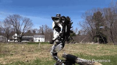 机器人跑酷太空步,机器人跑酷单脚跳上阶梯