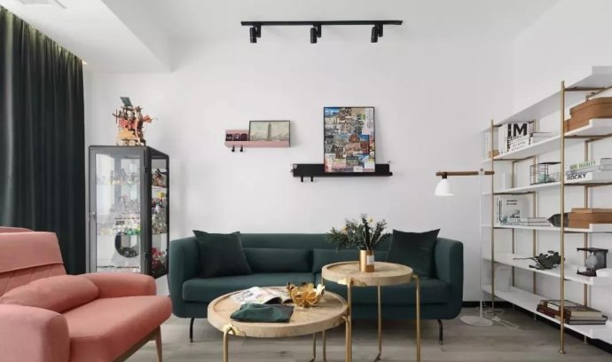 北欧82平小户型装修效果图,79平米北欧小窝