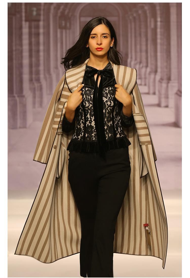 欧美风大衣秋冬款,欧美小众高定秋冬大衣